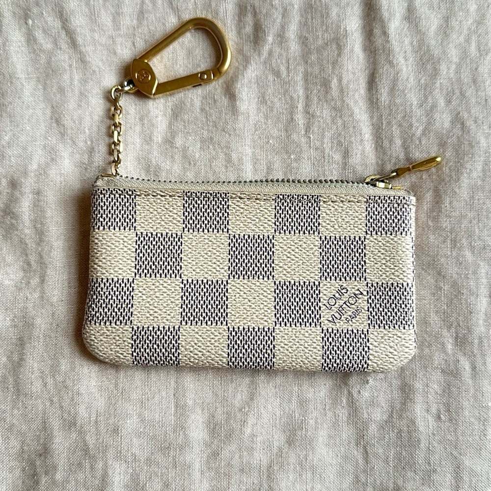 💎 Louis Vuitton Damier Azur Key Cles DISCONTINUED!